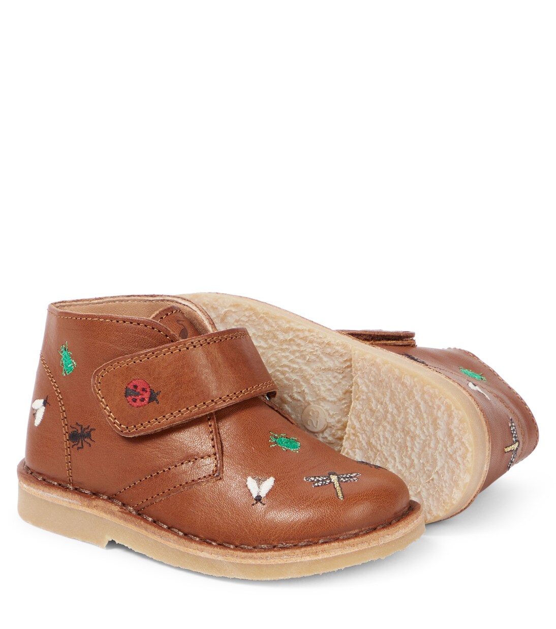 Bestickte Stiefel aus Leder | Petit Nord