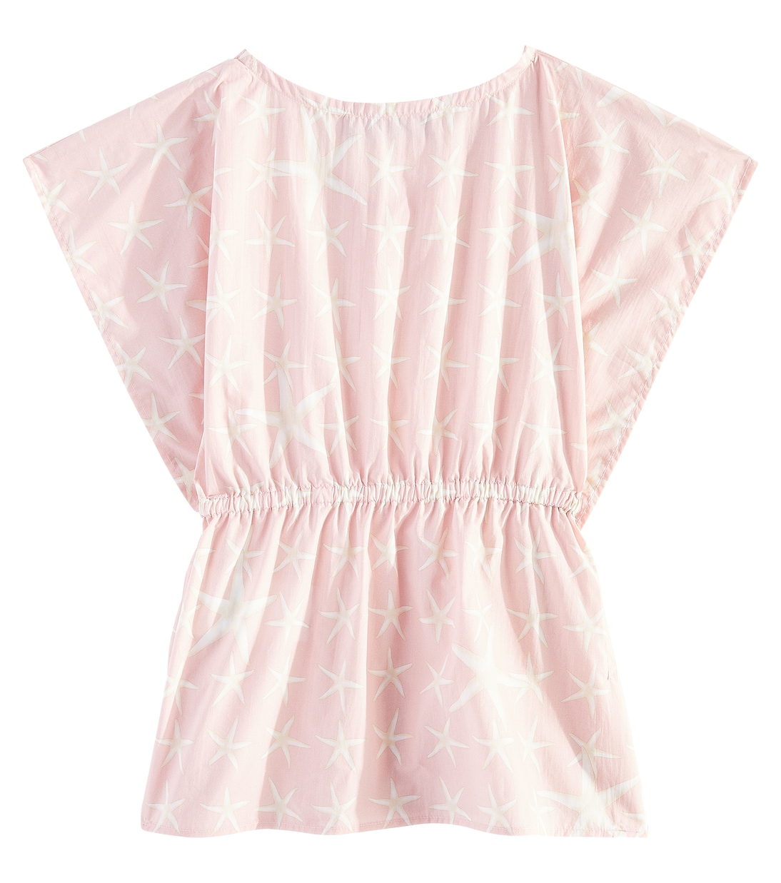 Cafetan Stella Marina imprimé en coton | Versace Kids