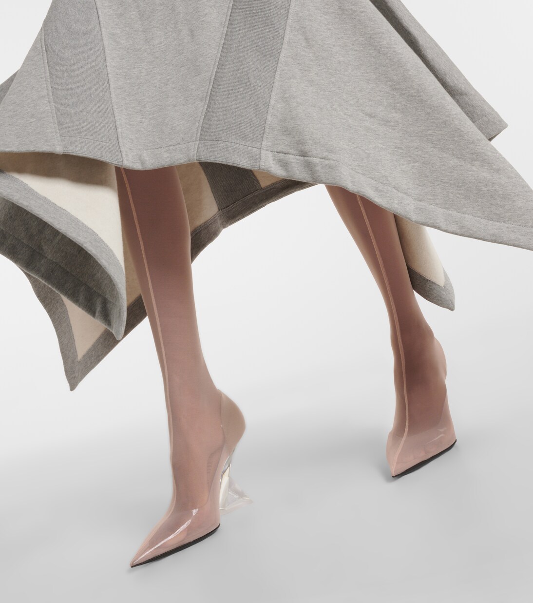 Cheopissima mesh over-the-knee boots | The Attico