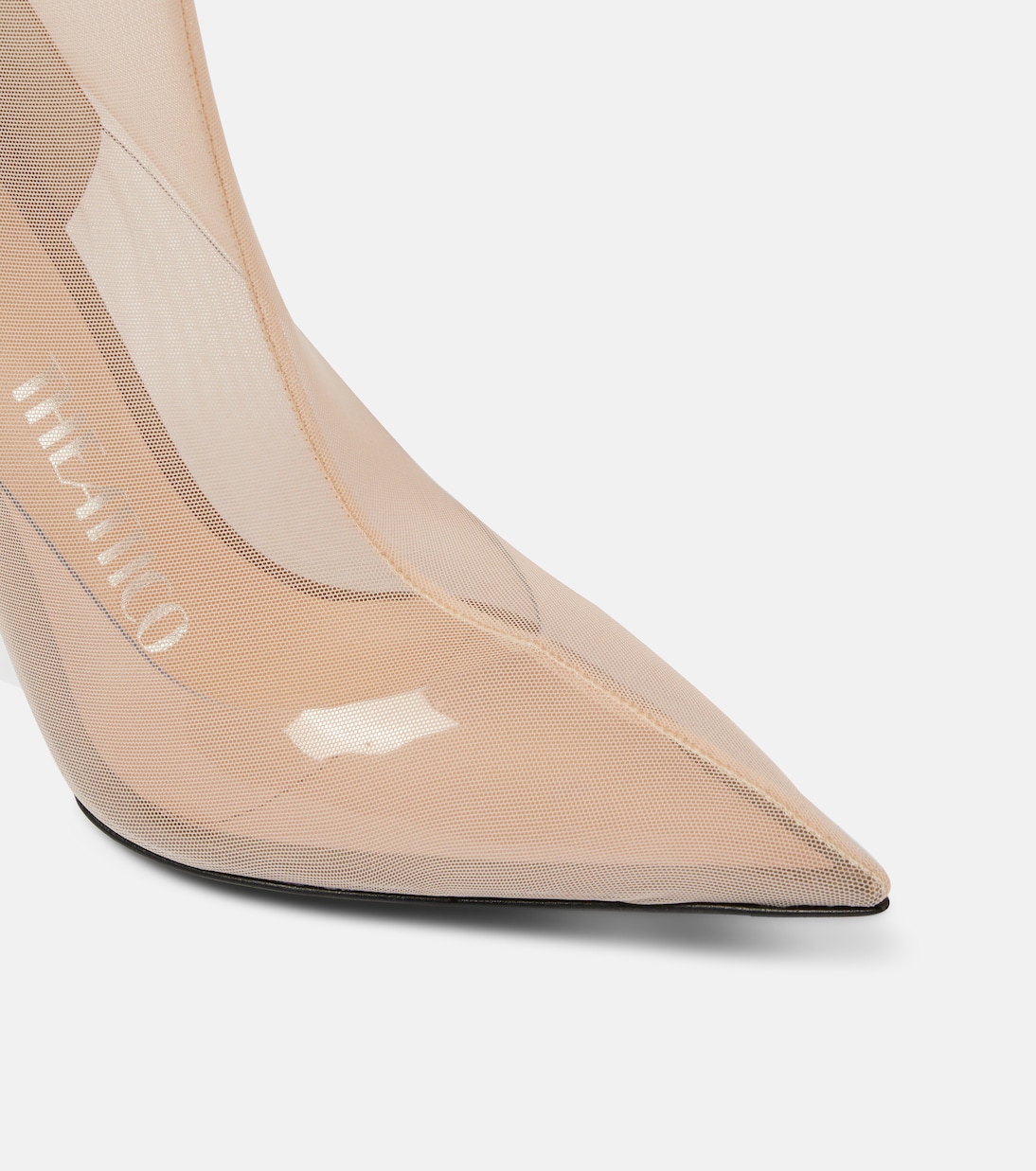 Cheopissima mesh over-the-knee boots | The Attico