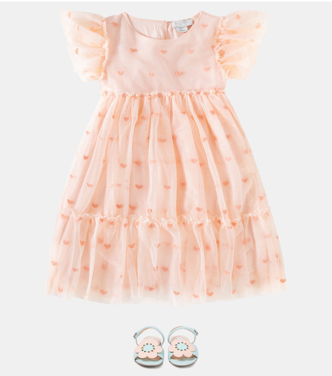 Embroidered tulle dress | Stella McCartney Kids