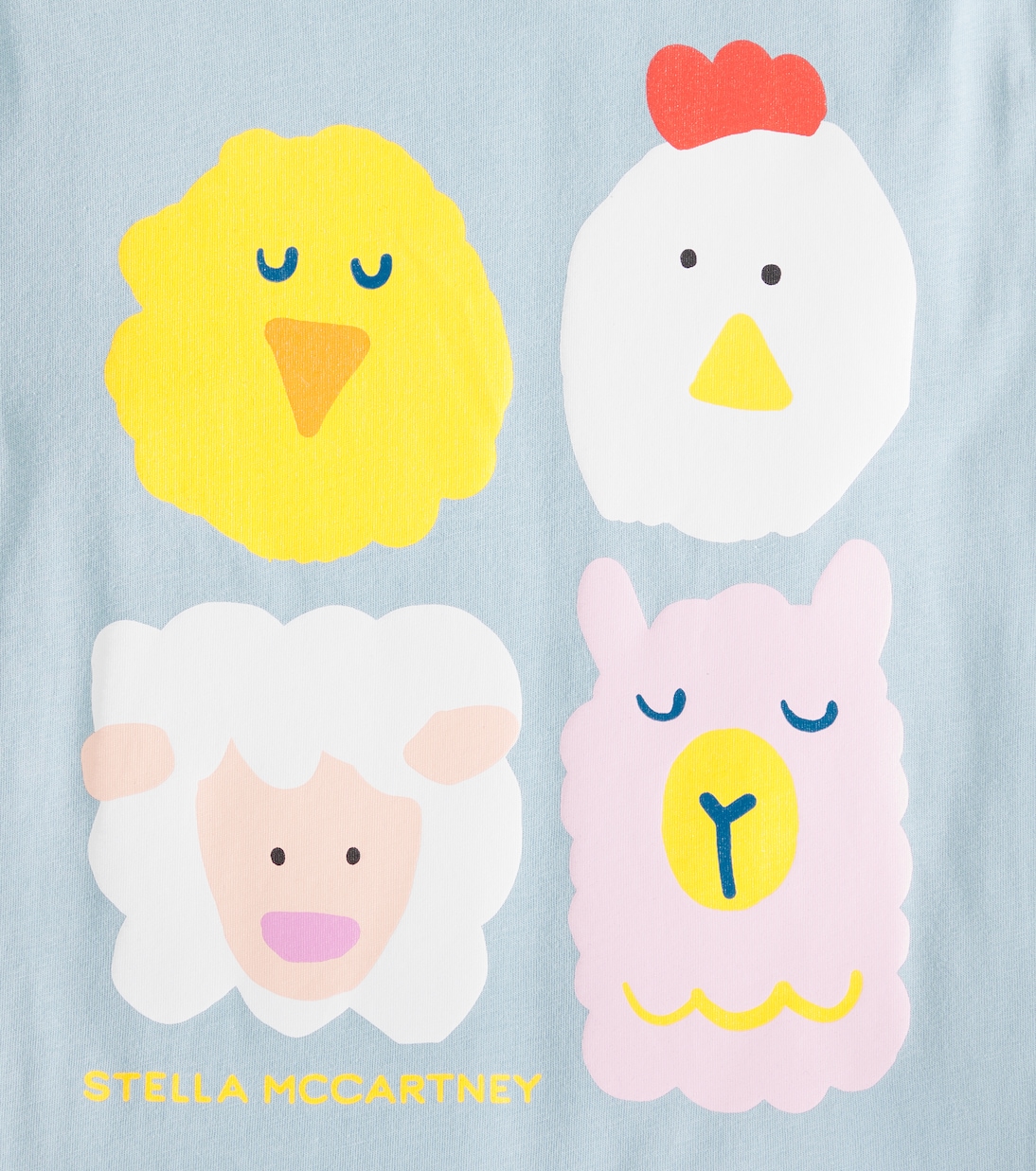 T-shirt in jersey di cotone con stampa | Stella McCartney Kids
