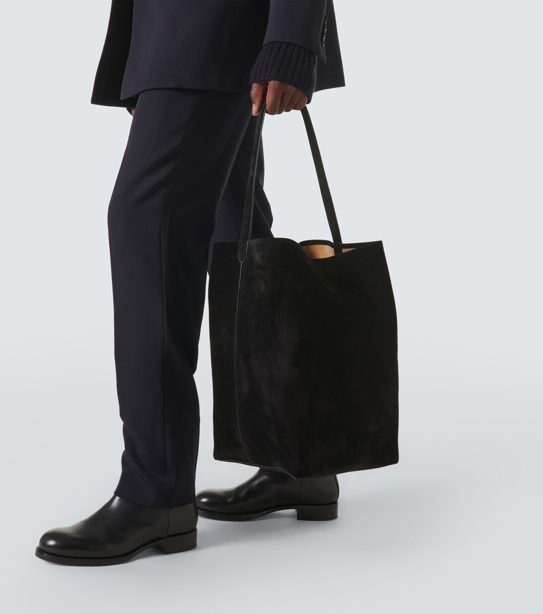 N/S Park Large suede tote bag | The Row