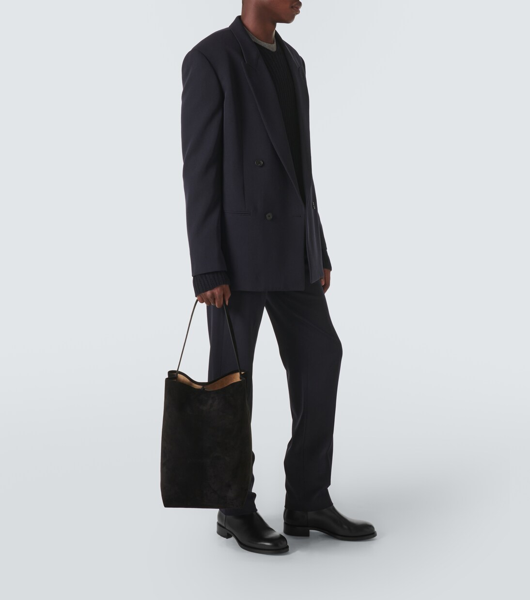 N/S Park Large suede tote bag | The Row