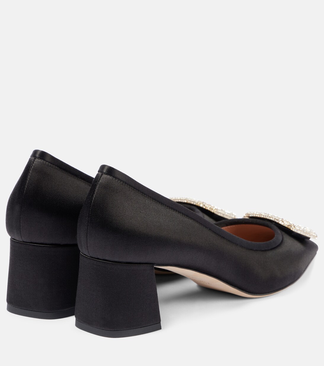 Lina 45 embellished satin pumps | Malone Souliers