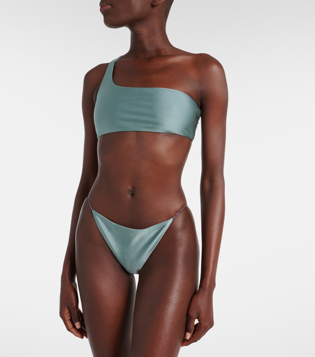 Apex one-shoulder bikini top | Jade Swim