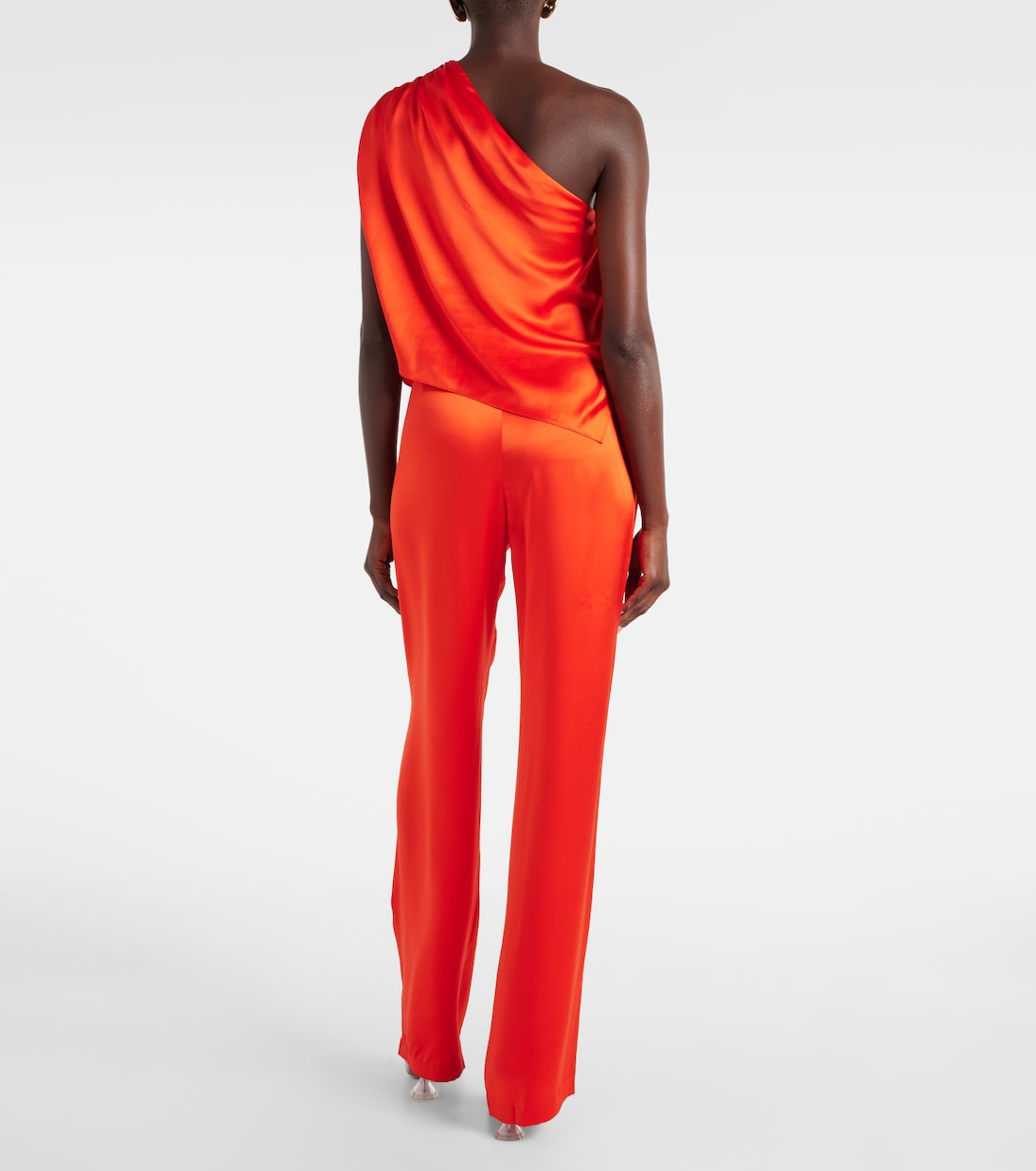 One-Shoulder-Top aus Seidensatin | The Sei