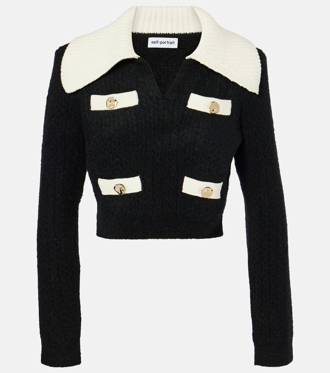 Pull en alpaga mélangé | Self-Portrait