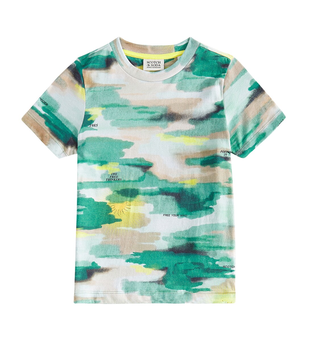 Printed cotton T-shirt | Scotch & Soda Kids