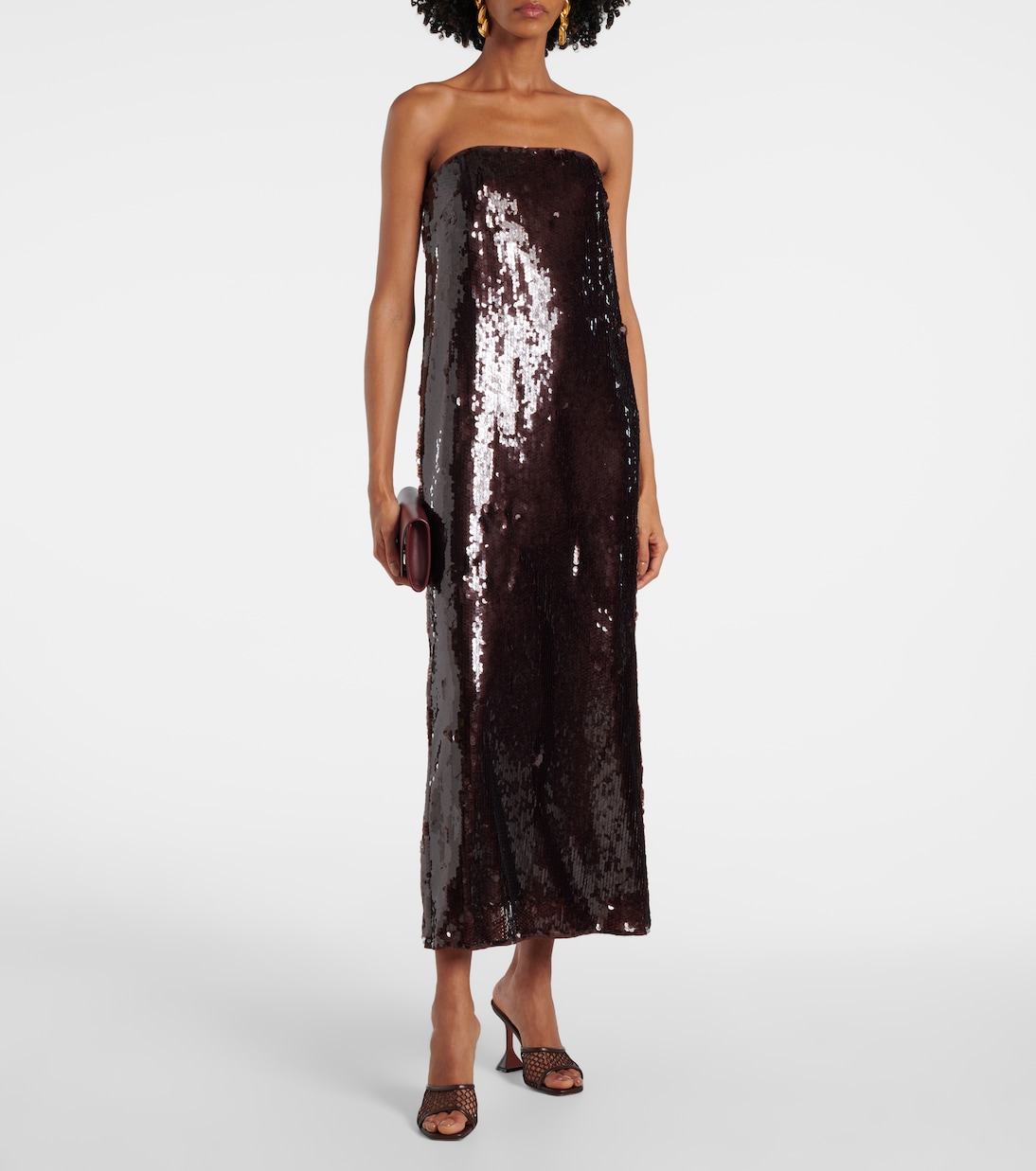 Robe longue Casey à sequins | Staud
