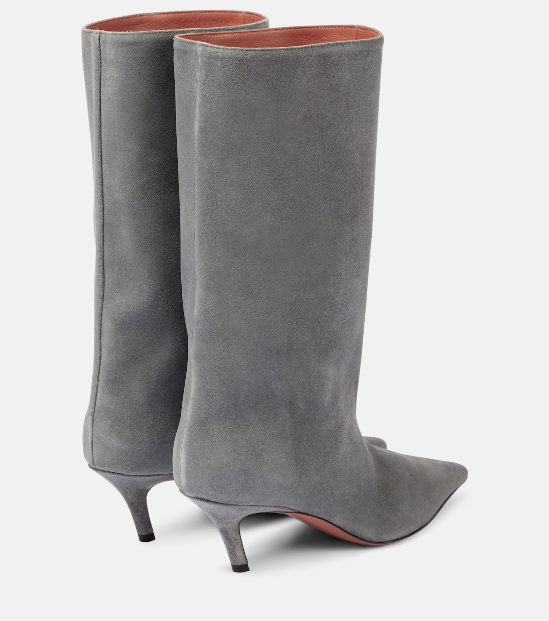 Stiefel Fiona 60 aus Veloursleder | Amina Muaddi