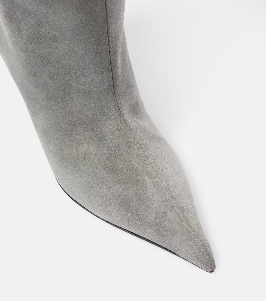 Stiefel Fiona 60 aus Veloursleder | Amina Muaddi