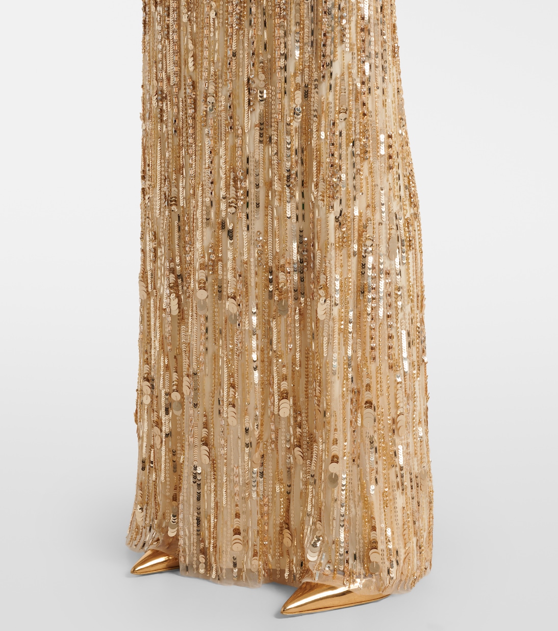 Abito lungo con paillettes | Jenny Packham