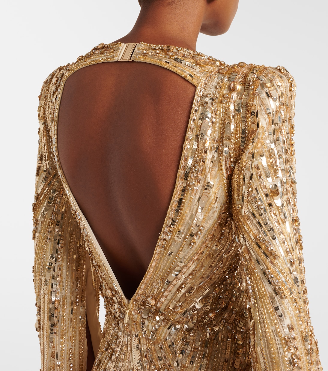 Abito lungo con paillettes | Jenny Packham