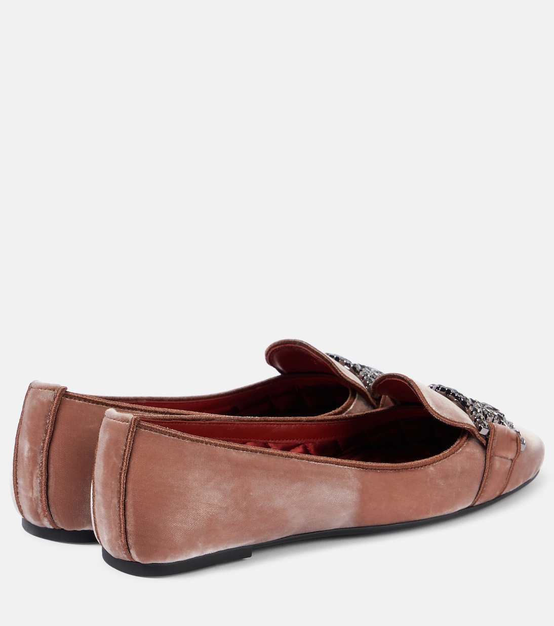 Kate embellished velvet ballet flats | Tod's