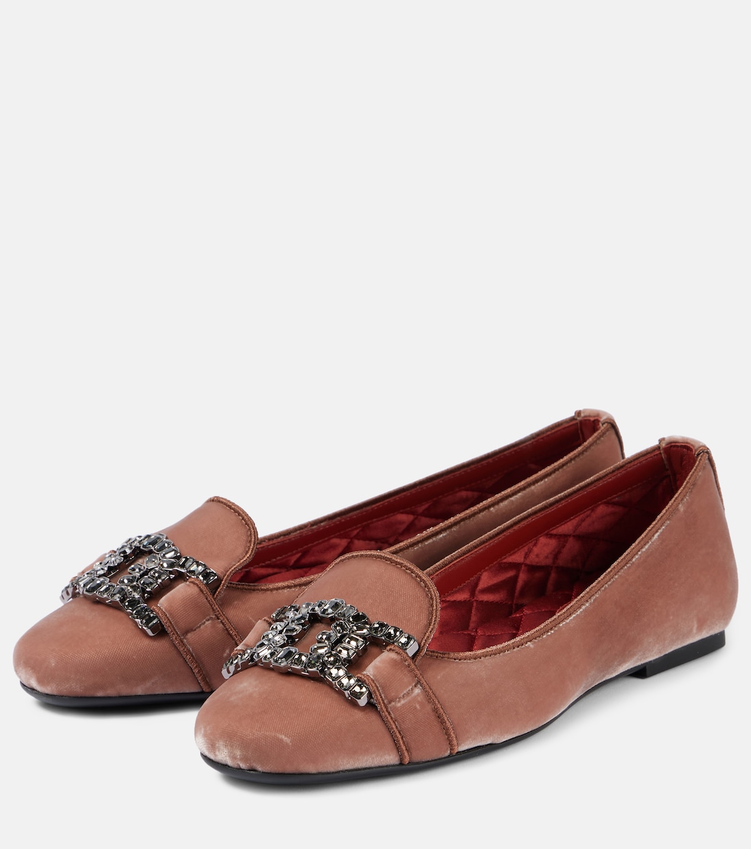 Kate embellished velvet ballet flats | Tod's