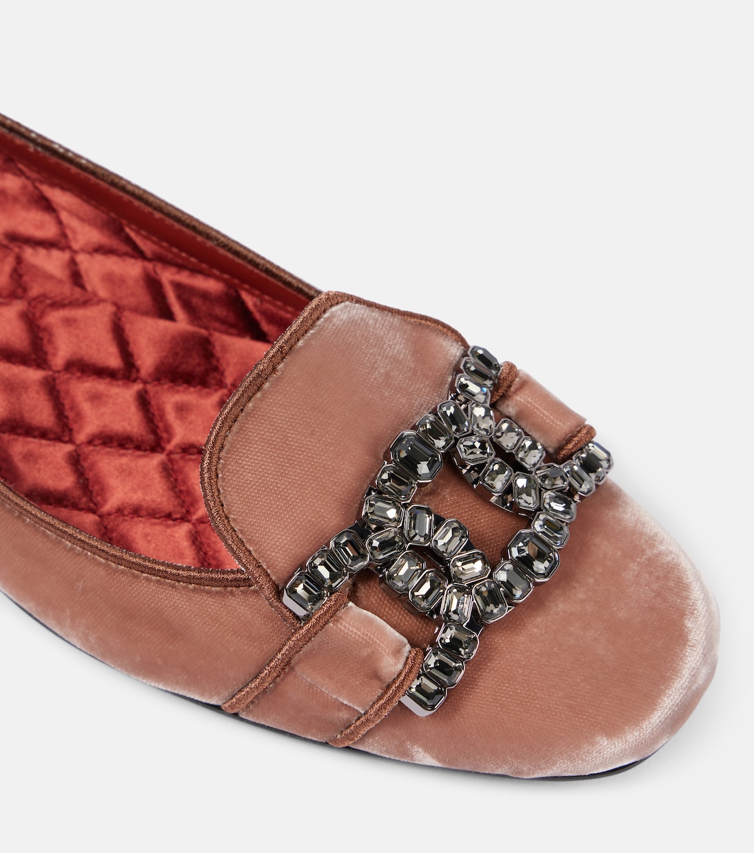 Kate embellished velvet ballet flats | Tod's