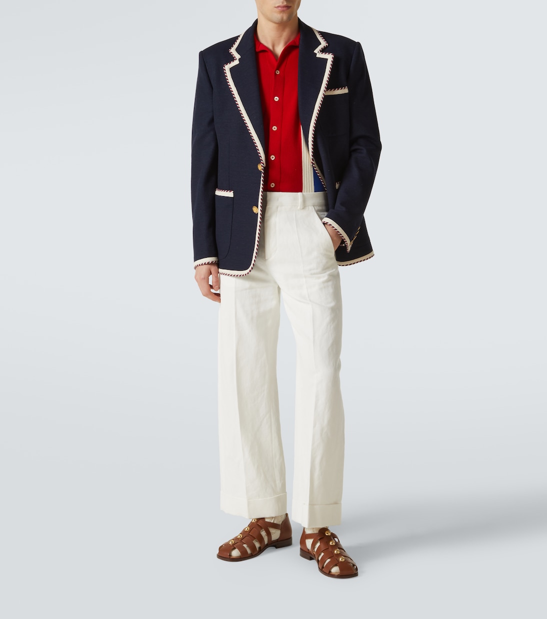 Camisa bowling de algodón a rayas | Valentino