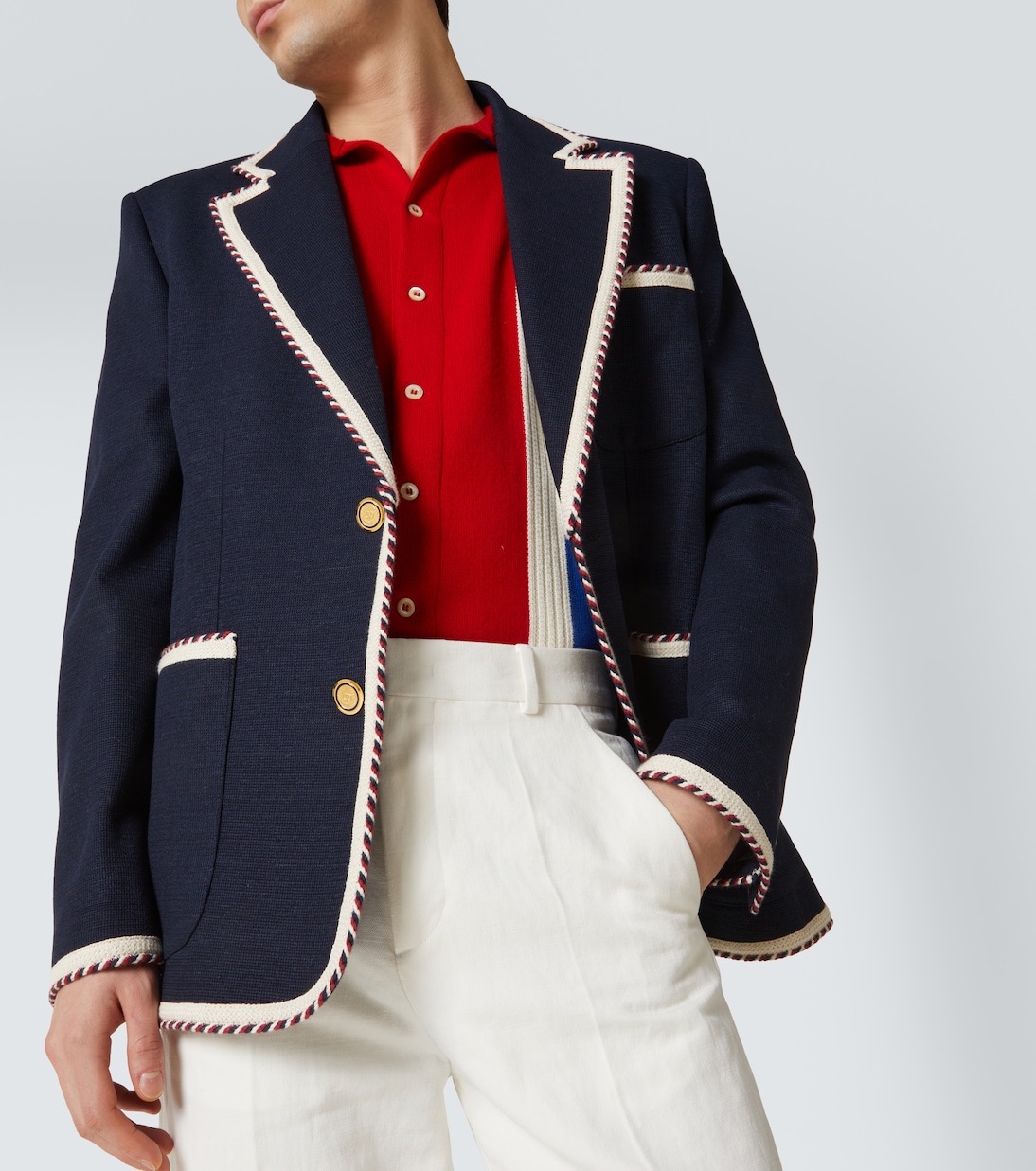 Camisa bowling de algodón a rayas | Valentino