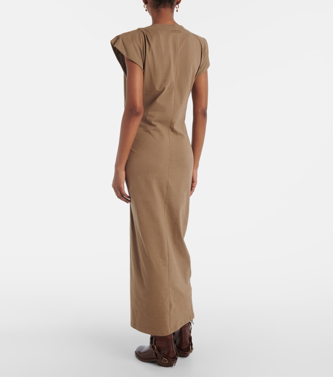 Abito lungo Nadela in jersey di cotone | Isabel Marant