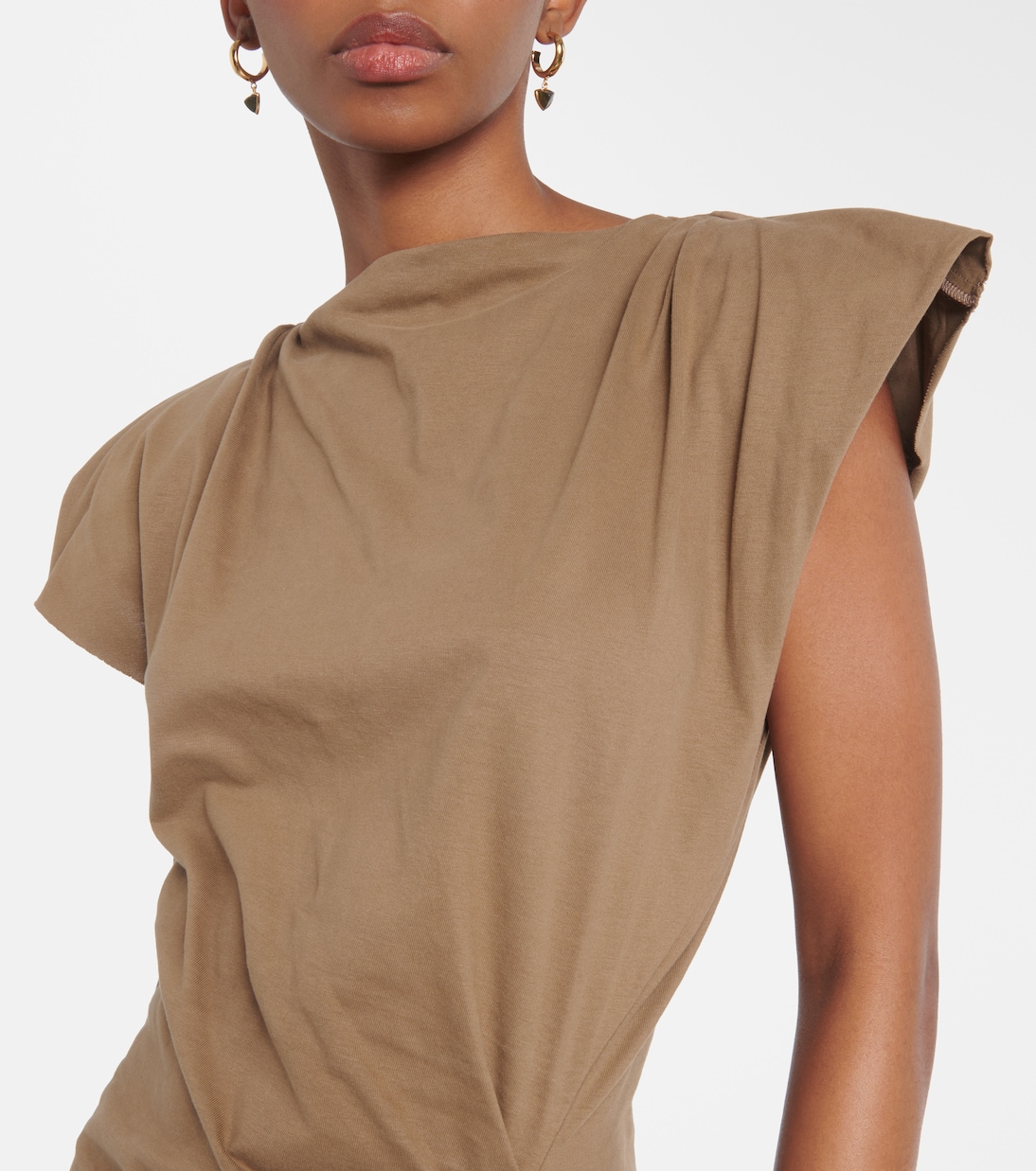 Abito lungo Nadela in jersey di cotone | Isabel Marant