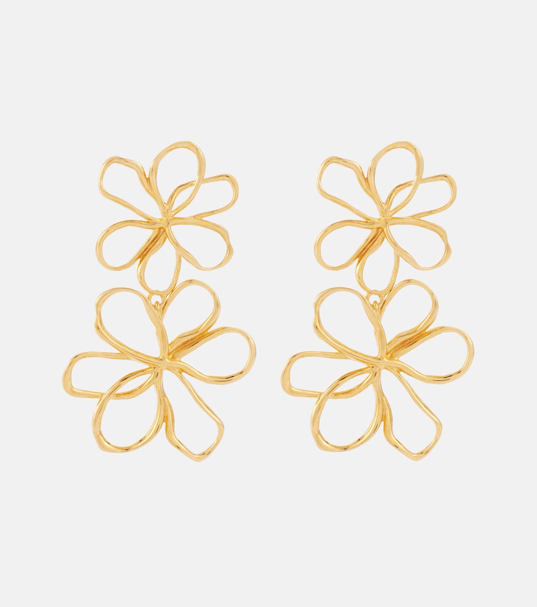 Boucles d’oreilles Threaded Flower | Oscar de la Renta