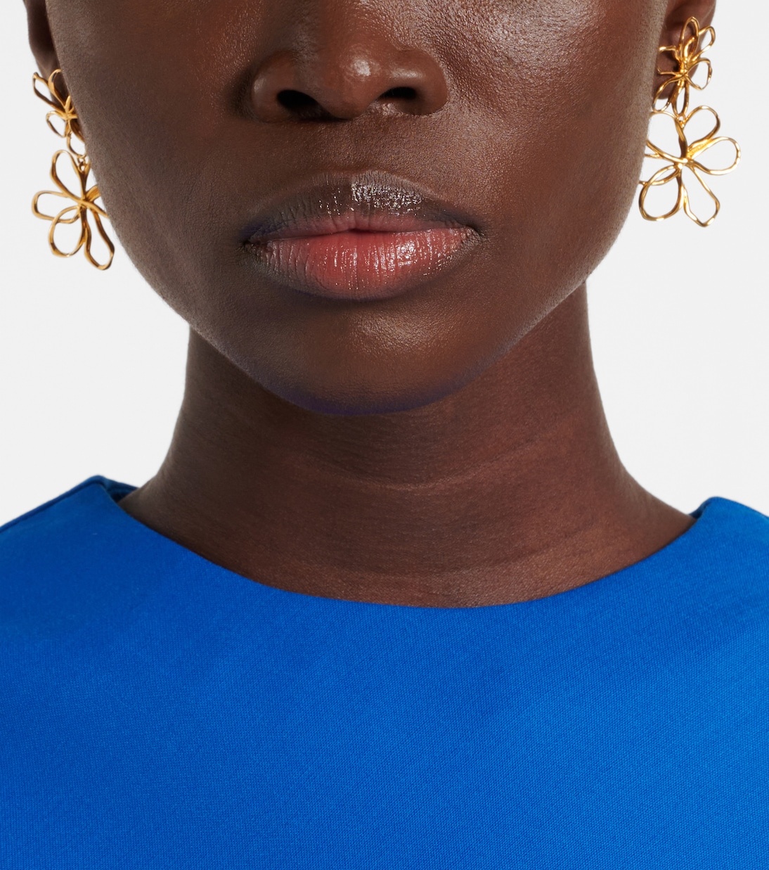 Boucles d’oreilles Threaded Flower | Oscar de la Renta