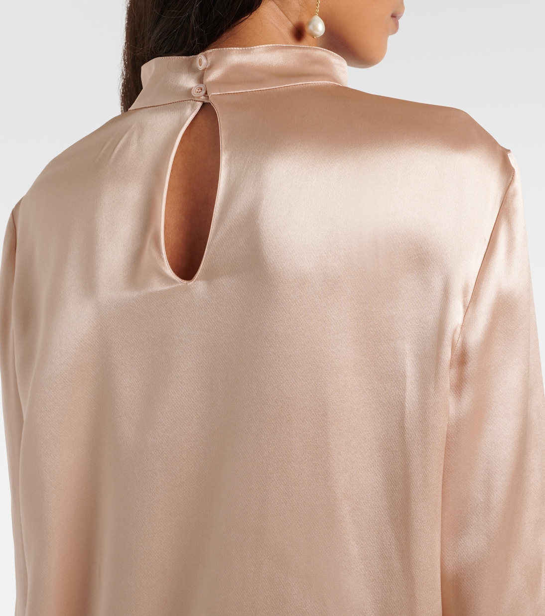 Bluse aus Seidencharmeuse | Tom Ford