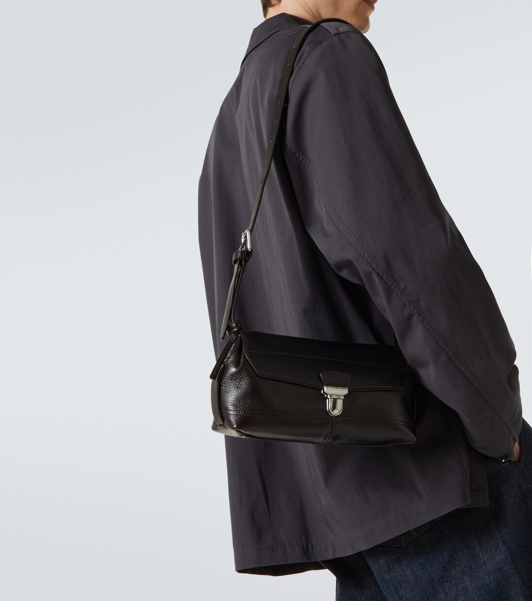 Gear Small leather crossbody bag | Lemaire