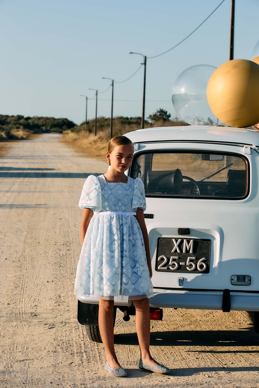 Embroidered tulle dress | Patachou