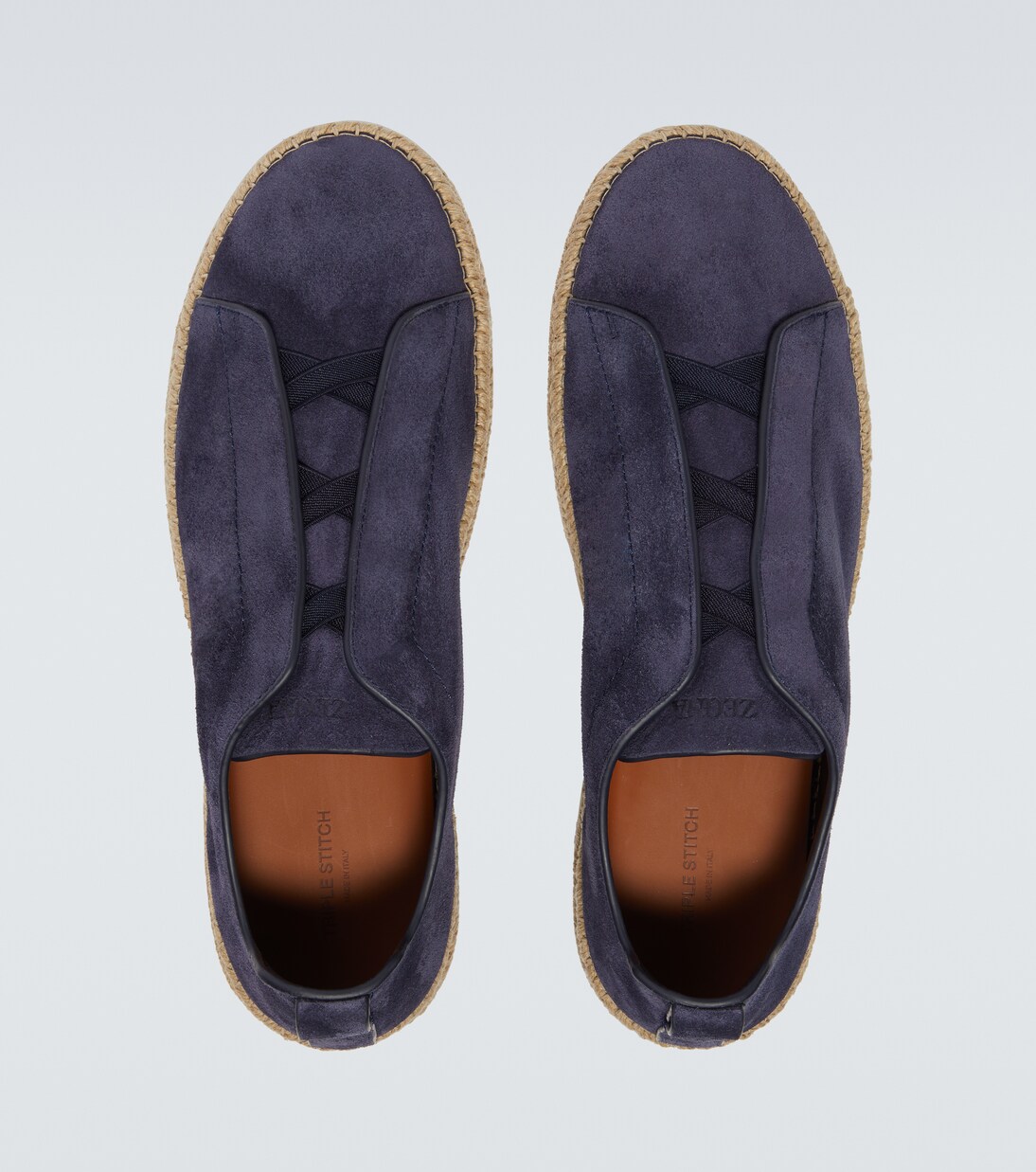 Triple Stitch suede espadrilles | Zegna