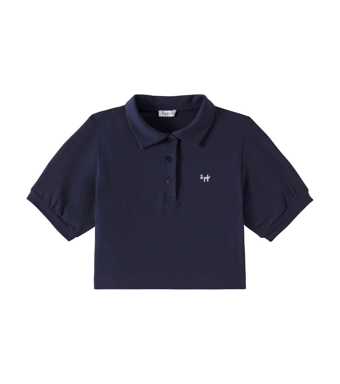 Polo en mezcla de algodón con logo | Il Gufo