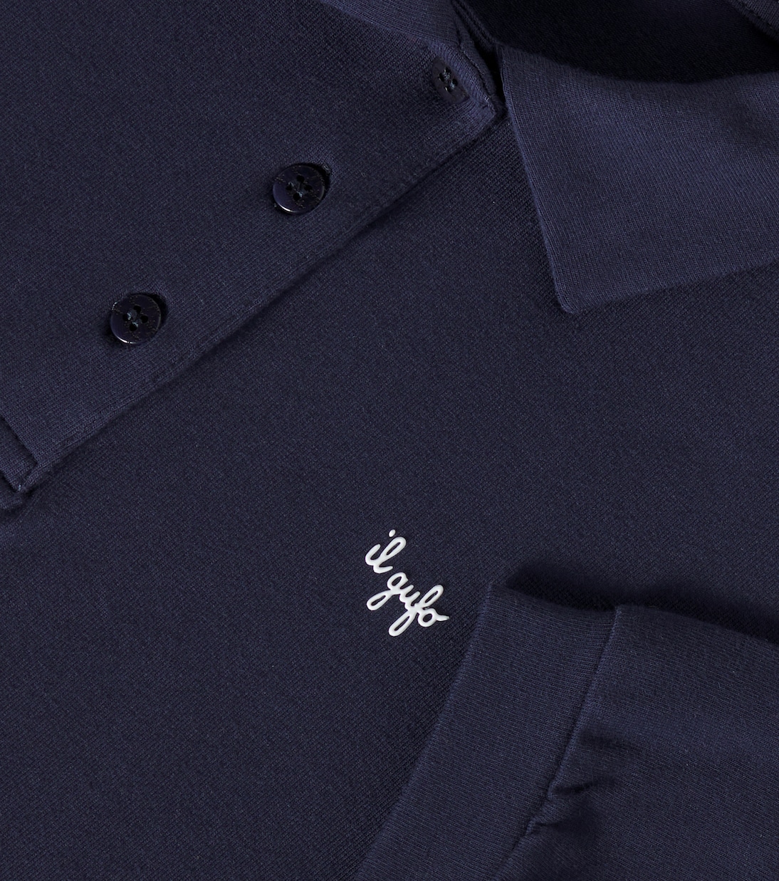 Polo en mezcla de algodón con logo | Il Gufo