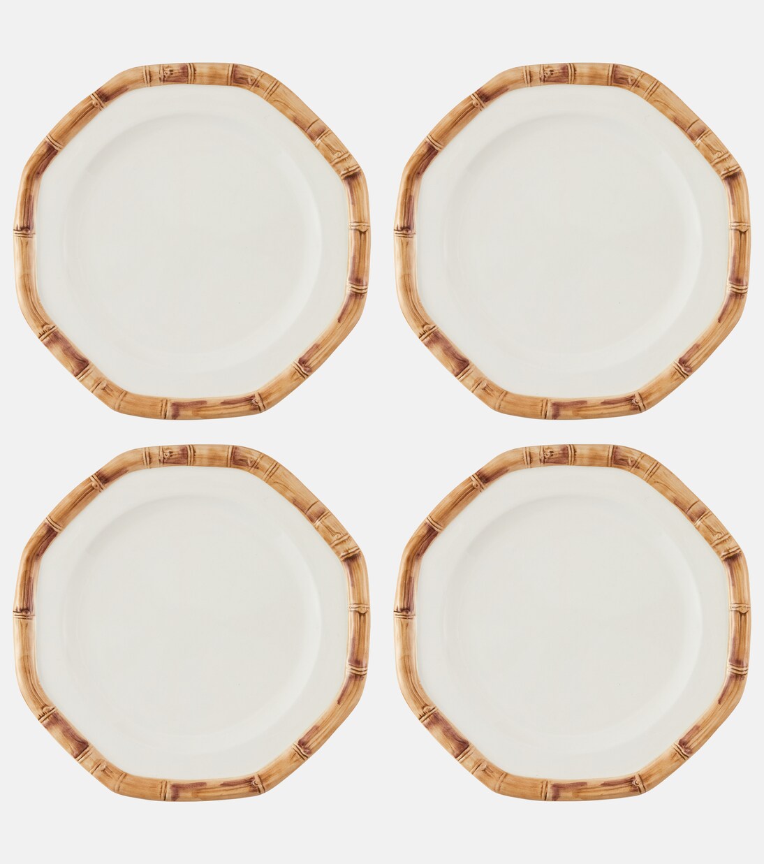 Set Bamboo aus vier Speisetellern | Les-Ottomans