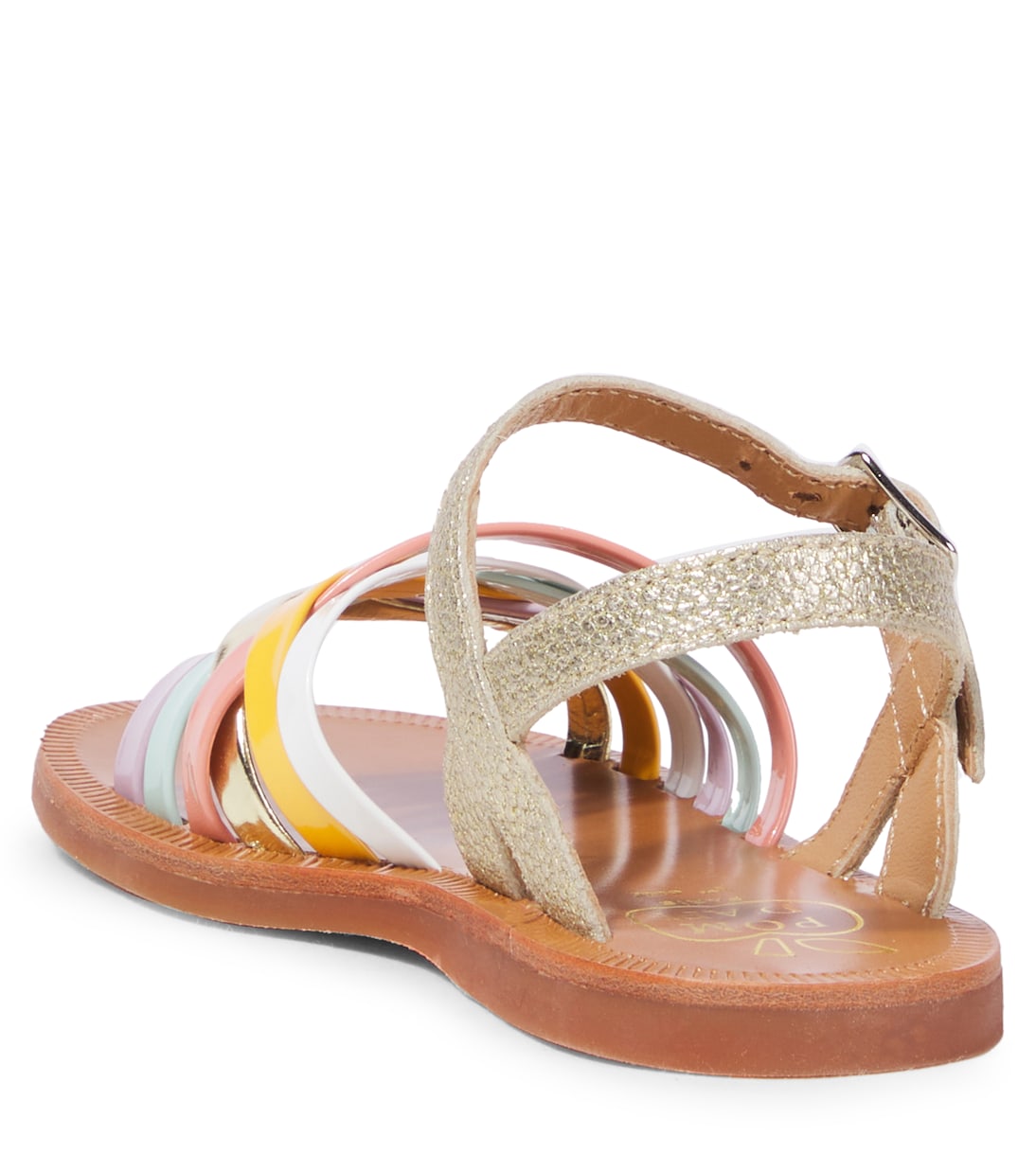 Plagette Lux leather sandals | Pom d'Api