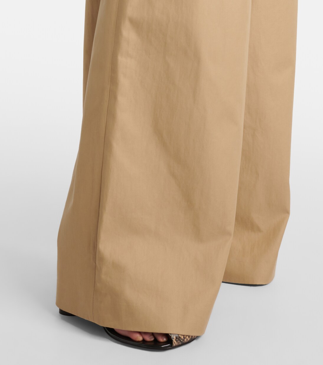 Weite Low-Rise-Hose aus Baumwoll-Twill | Dries Van Noten