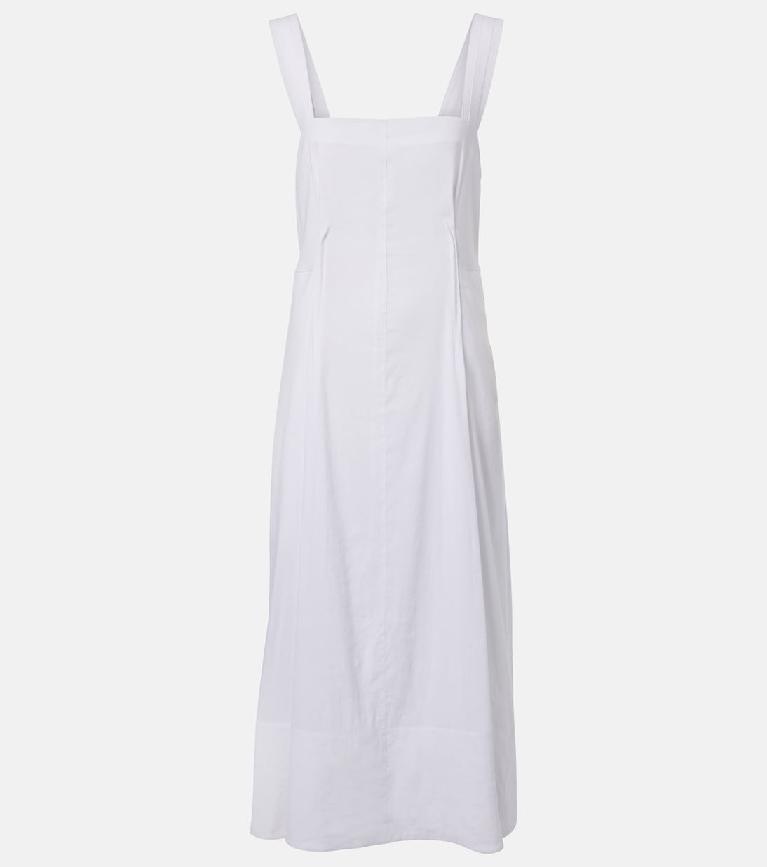 Linen-blend midi dress | Vince