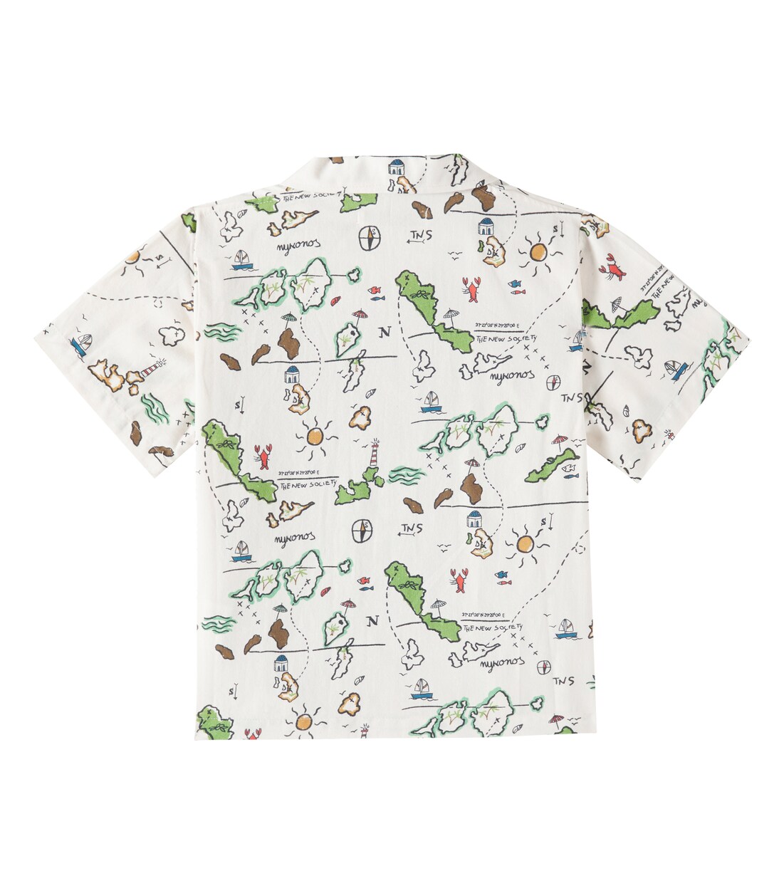 Arkoi printed cotton shirt | The New Society