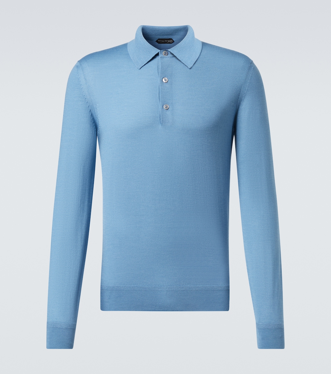 Cashmere and silk polo shirt | Tom Ford