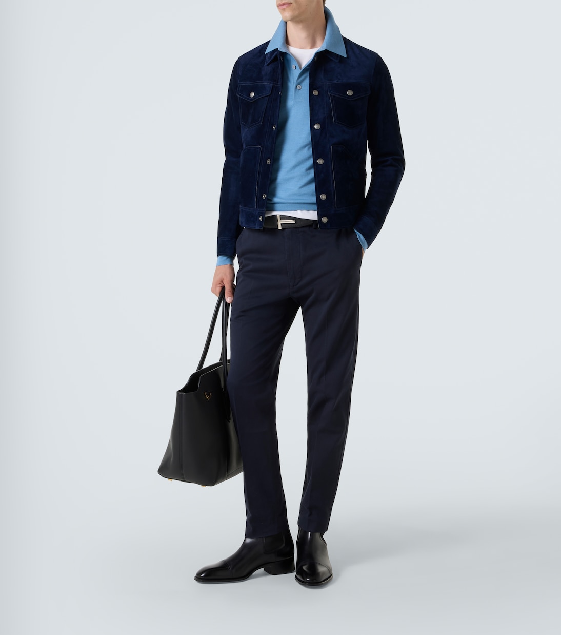 Cashmere and silk polo shirt | Tom Ford