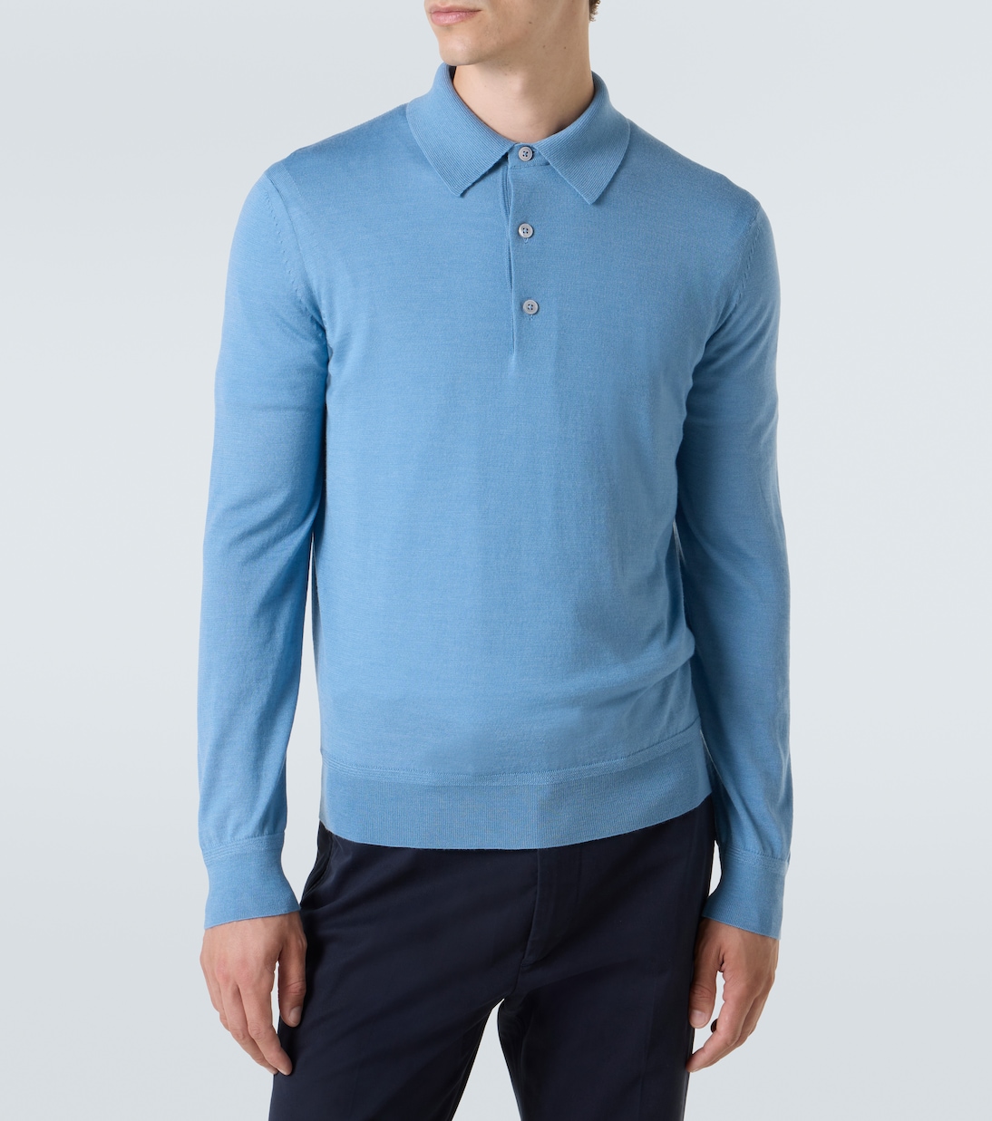 Cashmere and silk polo shirt | Tom Ford