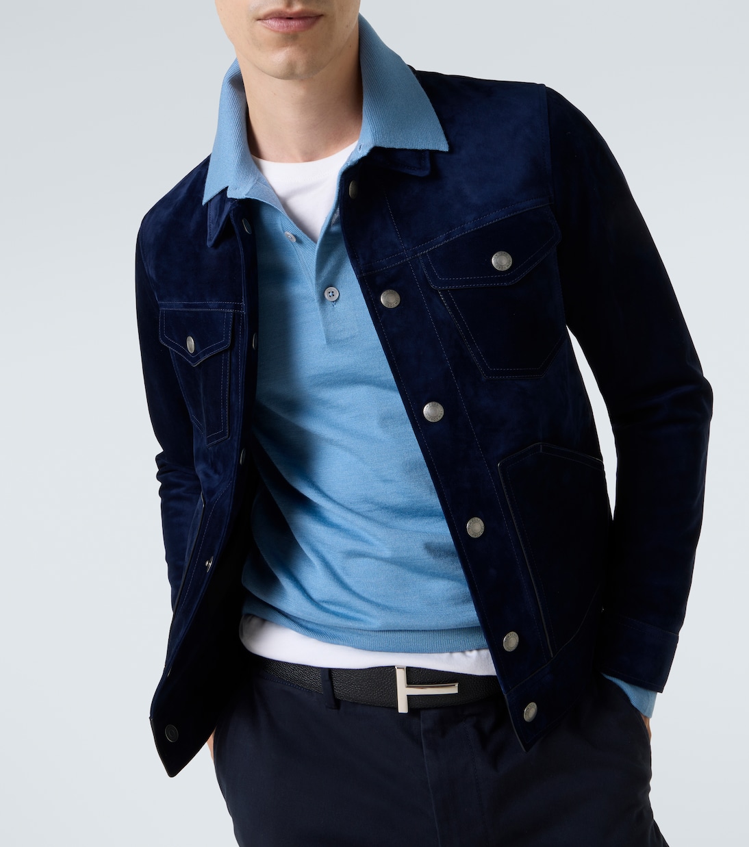 Cashmere and silk polo shirt | Tom Ford