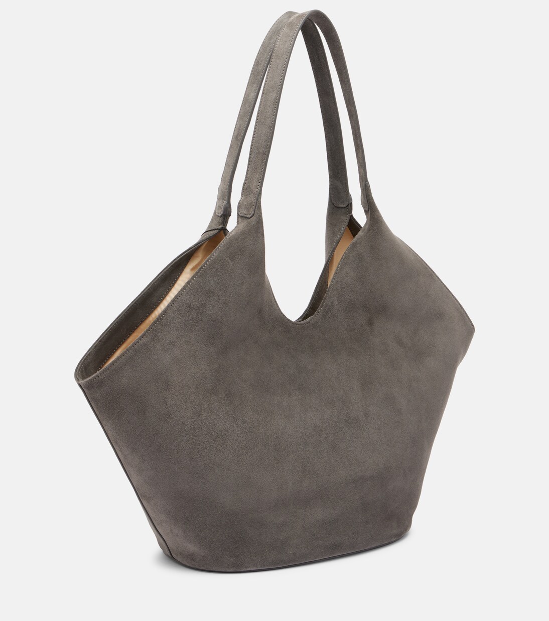 Phantom Large suede tote bag | Aesther Ekme
