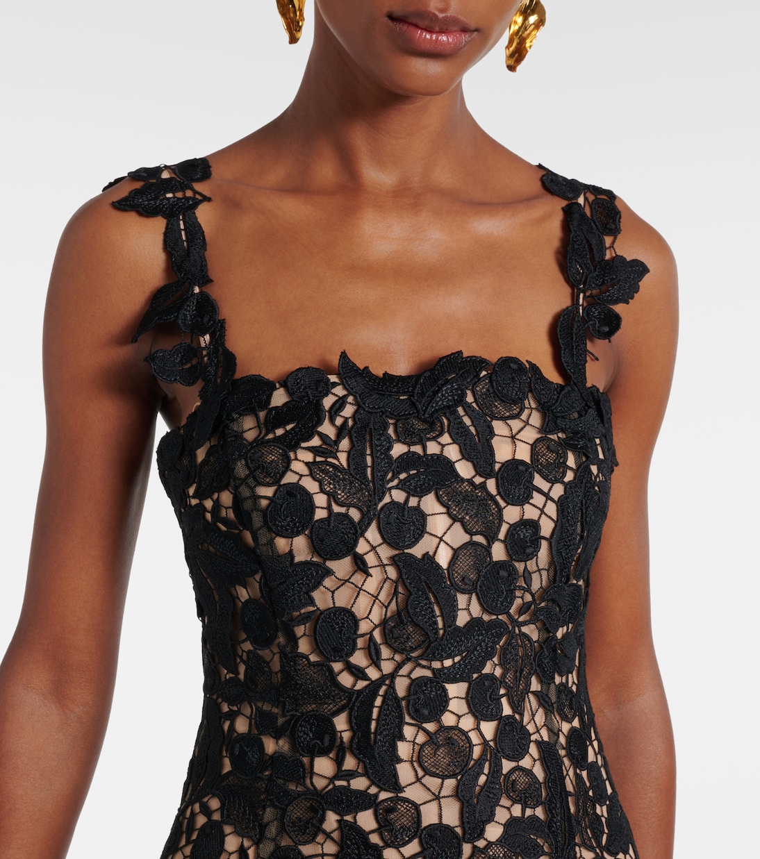 Cocktailkleid aus Guipure-Spitze | Oscar de la Renta