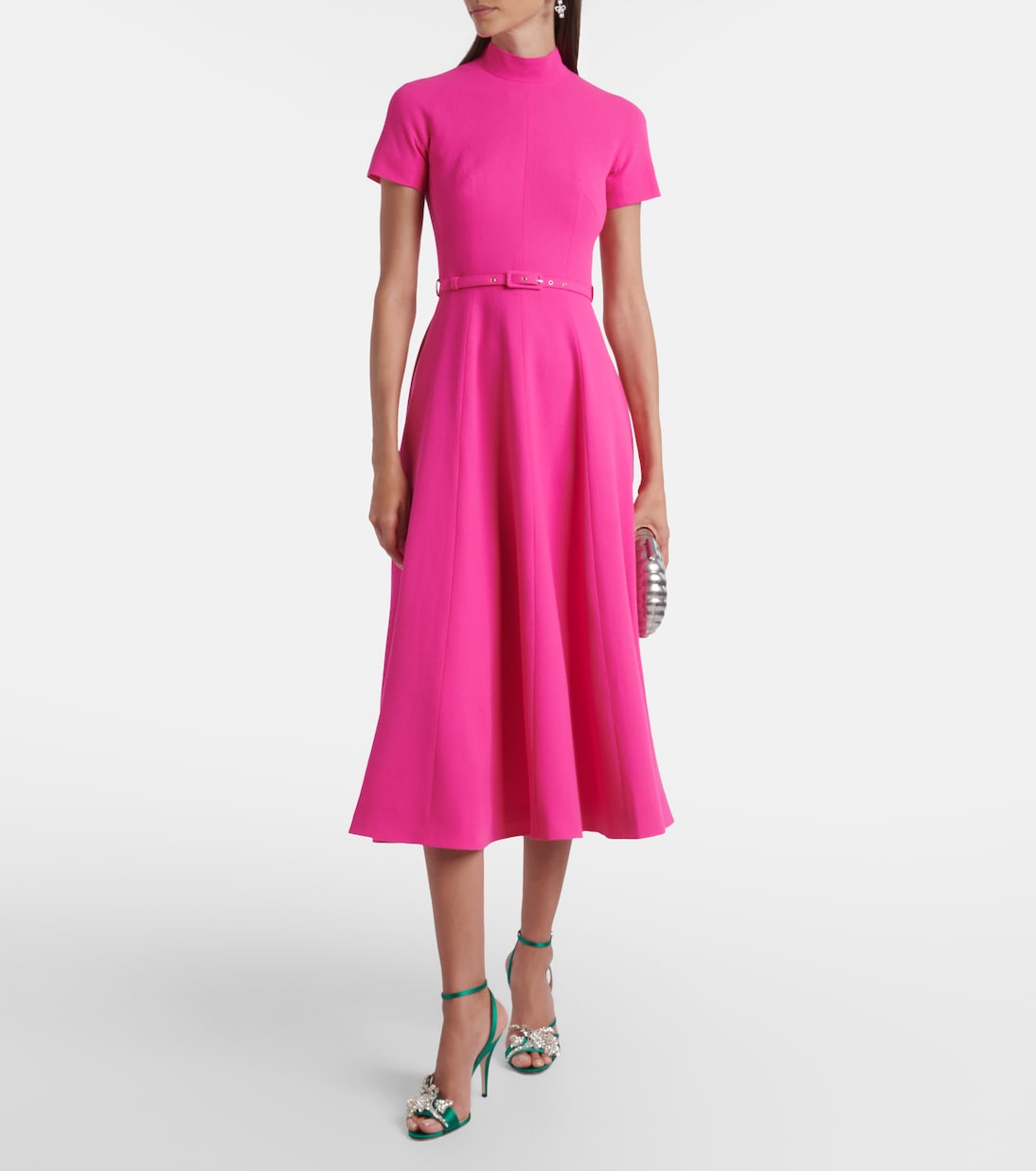 Camilla belted wool midi dress | Emilia Wickstead
