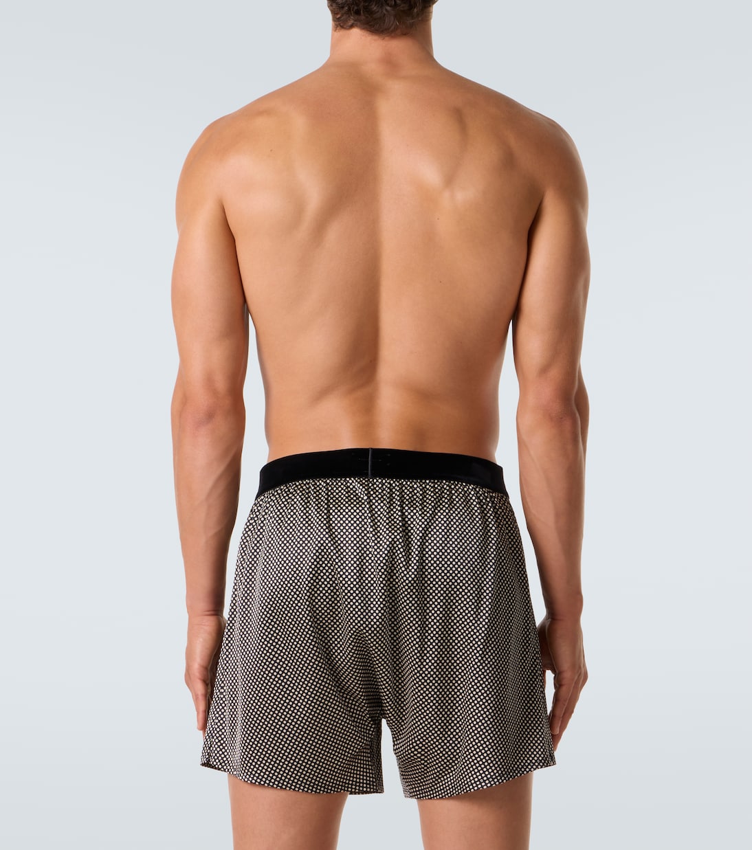 Logo polka-dot silk-blend shorts | Tom Ford