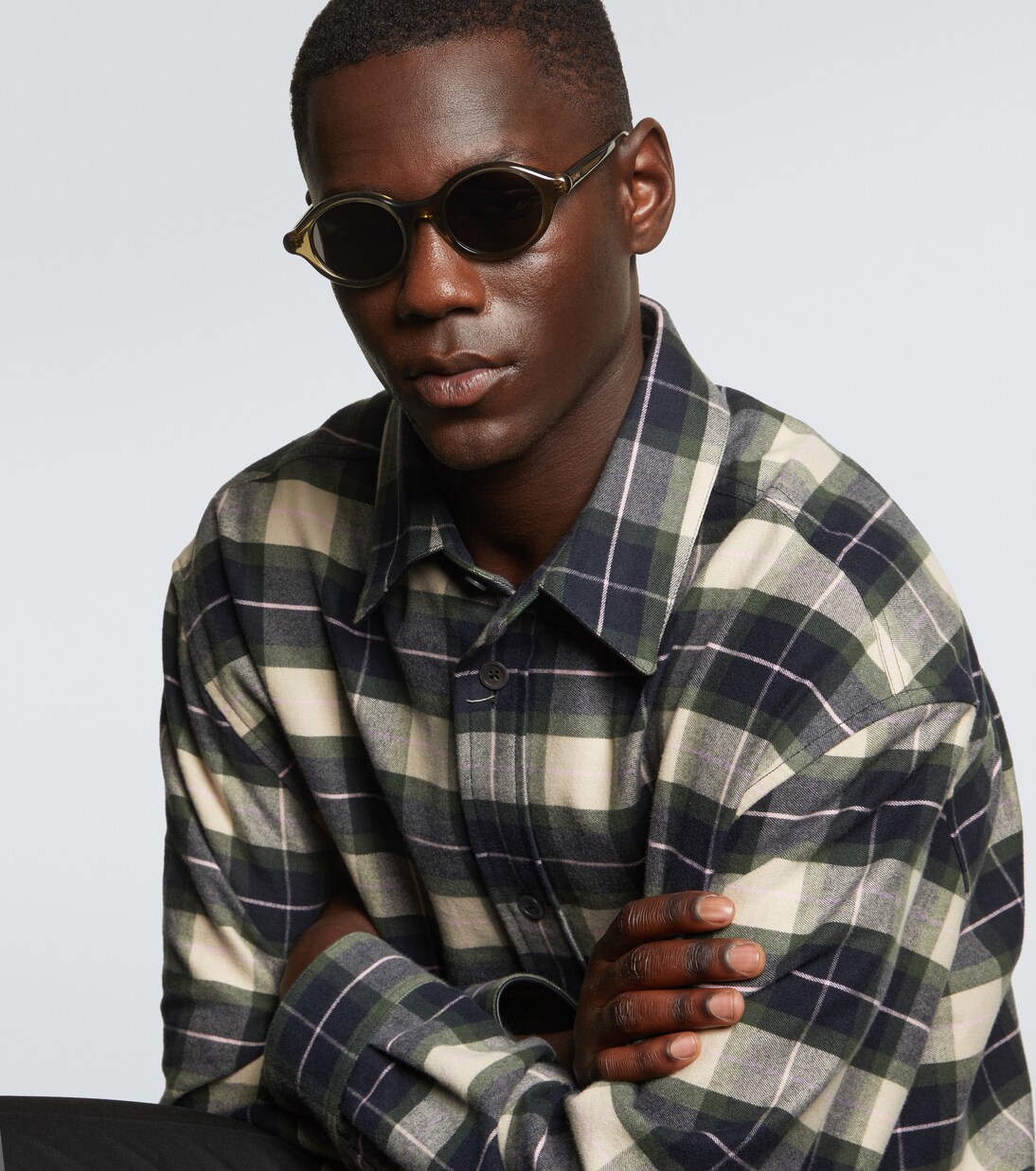 Epsilon Slim round sunglasses | Loewe