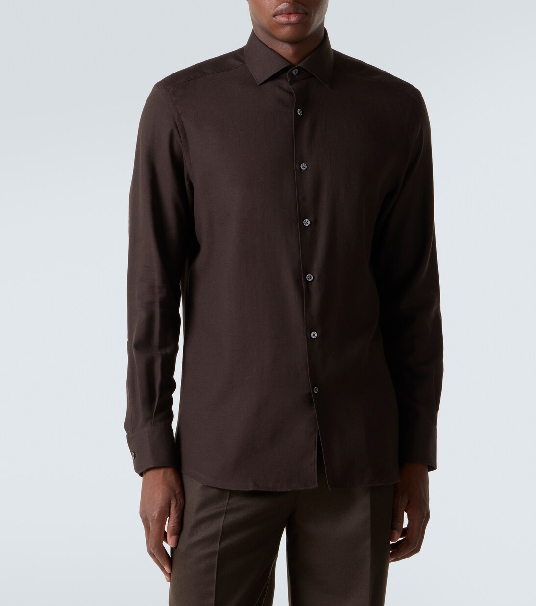 Chemise en coton et cachemire | Zegna