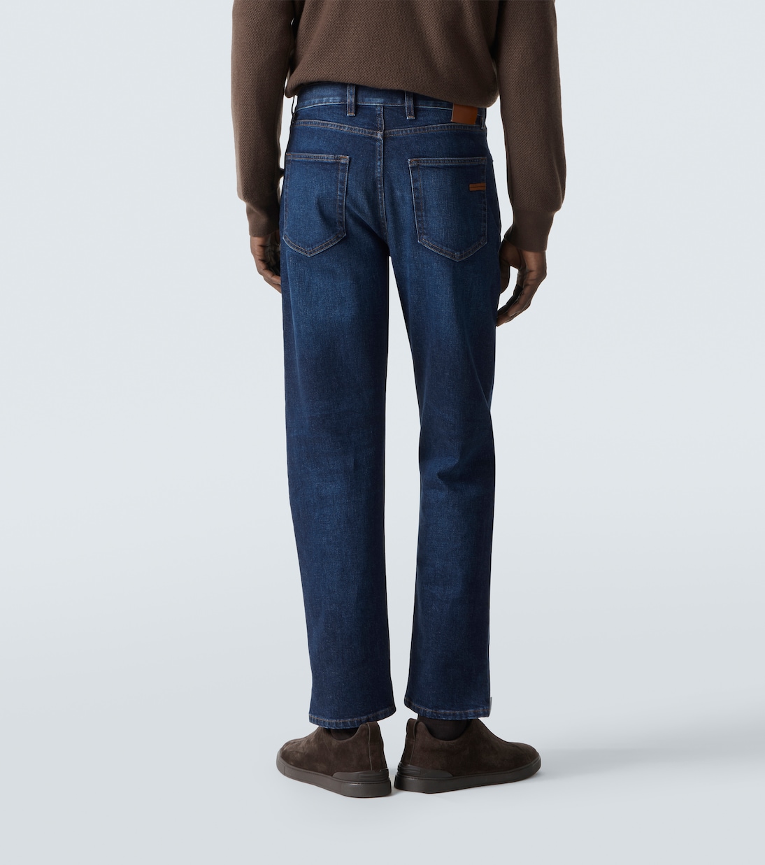 Jean droit à taille mi-haute | Zegna