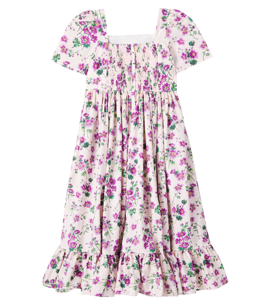 Kleid aus Baumwollpopeline | Dolce&Gabbana Kids